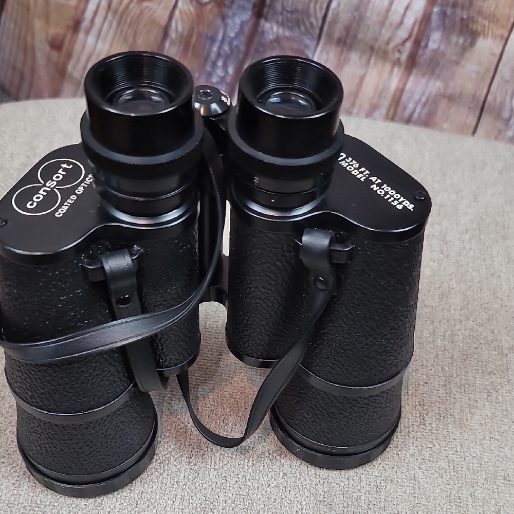 Vintage CONSORT Coated Optics BINOCULARS 7x50 Model 1156